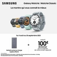 Samsung Galaxy Watch6 Classic 47 mm Умные часы цена и информация | Смарт-часы (smartwatch) | kaup24.ee