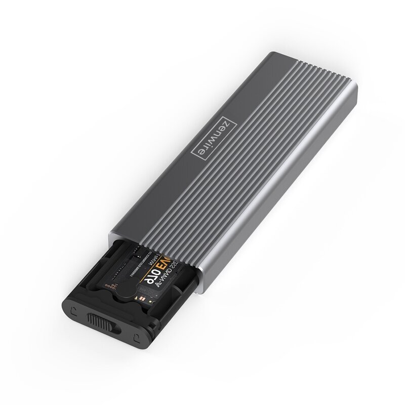 M2 NVMe PCIe 2W1 USB 3.0 USB-C 10 Gbs m.2 SSD adapteri korpus цена и информация | Mälupulgad | kaup24.ee