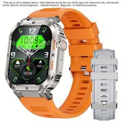 Умные часы мужские, оранжевые цена и информация | Смарт-часы (smartwatch) | kaup24.ee