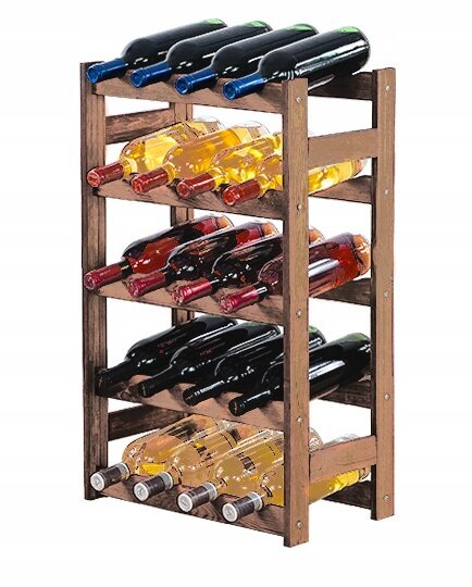 Veinipudelite riiul, 70x43x25 cm hind ja info | Riiulid | kaup24.ee