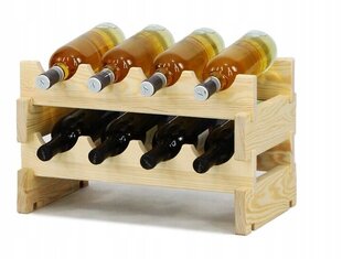 Держатель для винных бутылок, 24 x 47 x 29 см. цена и информация | Полки | kaup24.ee