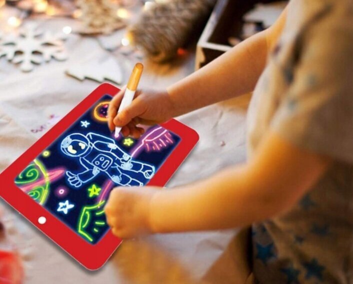 Magic Pad LED sädelev joonistusplaat hind ja info | Arendavad mänguasjad | kaup24.ee