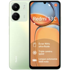 Xiaomi Redmi 13C 8/256GB Clover Green цена и информация | Мобильные телефоны | kaup24.ee