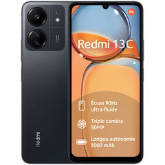 Xiaomi Redmi 13C 8/256GB Midnight Black цена и информация | Мобильные телефоны | kaup24.ee