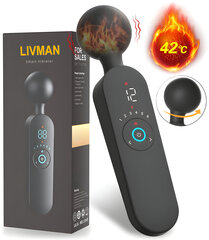 Vibraator LIVMAN Magic Wand LL-B2105 soojenduse, 12 vibratsiooni ja 6 kiiruse režiimiga цена и информация | Вибраторы | kaup24.ee