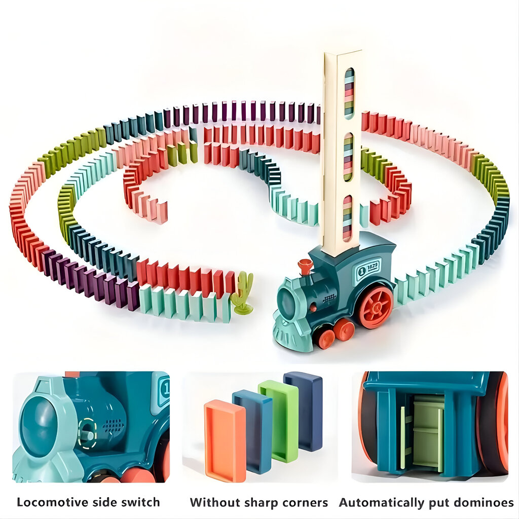 Automaatne doominopaigutus rongi mänguasjade komplekt LIVMAN X007-1 цена и информация | Arendavad mänguasjad | kaup24.ee