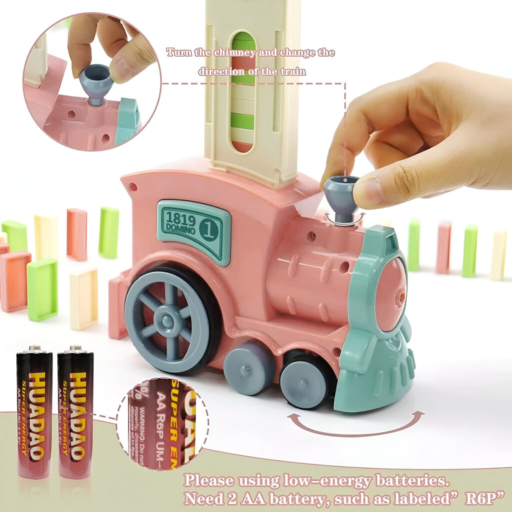 Automaatne doominopaigutus rongi mänguasjade komplekt LIVMAN X007-1 hind ja info | Arendavad mänguasjad | kaup24.ee