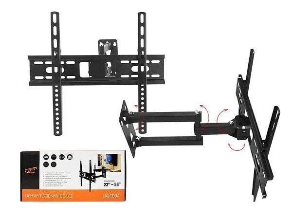 Lamex LXLCD94 TV Walls Swivel bracket for TVs līdz 55" / 35kg цена и информация | Teleri seinakinnitused ja hoidjad | kaup24.ee