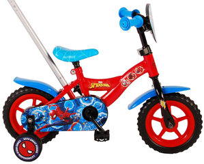 Велосипед для мальчика Volare Spider-Man 10'' 20 см, красный/синий цена и информация | Велосипеды | kaup24.ee