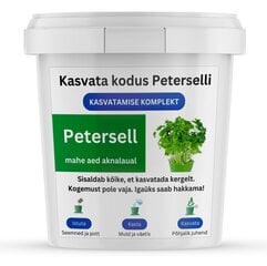 Komplekt Peterselli kodus kasvatamiseks hind ja info | Maitsetaimede seemned | kaup24.ee