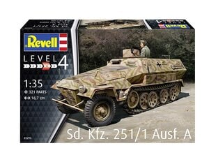 Konstruktor Revell – Sd.Kfz. 251/1 Ausf.A, 1/35, 03295 hind ja info | Klotsid ja konstruktorid | kaup24.ee