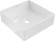 Keraamiline valamu Silla white 35x35x11 cm цена и информация | Kraanikausid, valamud | kaup24.ee