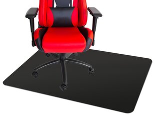 Põranda kaitsematt, 120x90 cm, must цена и информация | Офисные кресла | kaup24.ee