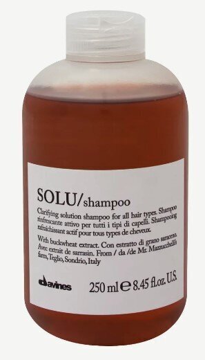 Sügavpuhastav šampoon Davines SOLU Shampoo, 250ml hind ja info | Šampoonid | kaup24.ee