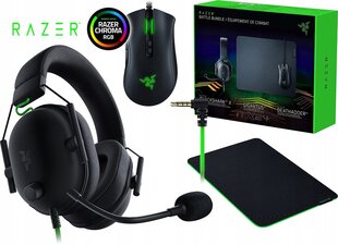 Razer Gigantus, DeathAdder ja BlackShark V2 X arvutimängude komplekt, 3 tk цена и информация | Мыши | kaup24.ee