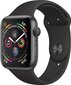 Apple Watch S4, GPS, 44mm, Must hind ja info | Nutikellad (smartwatch) | kaup24.ee