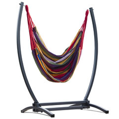 Кресло-гамак Sedana XL Colorful (160x130) + каркас Gazela grafit160 кг, POTENZA цена и информация | Гамаки | kaup24.ee