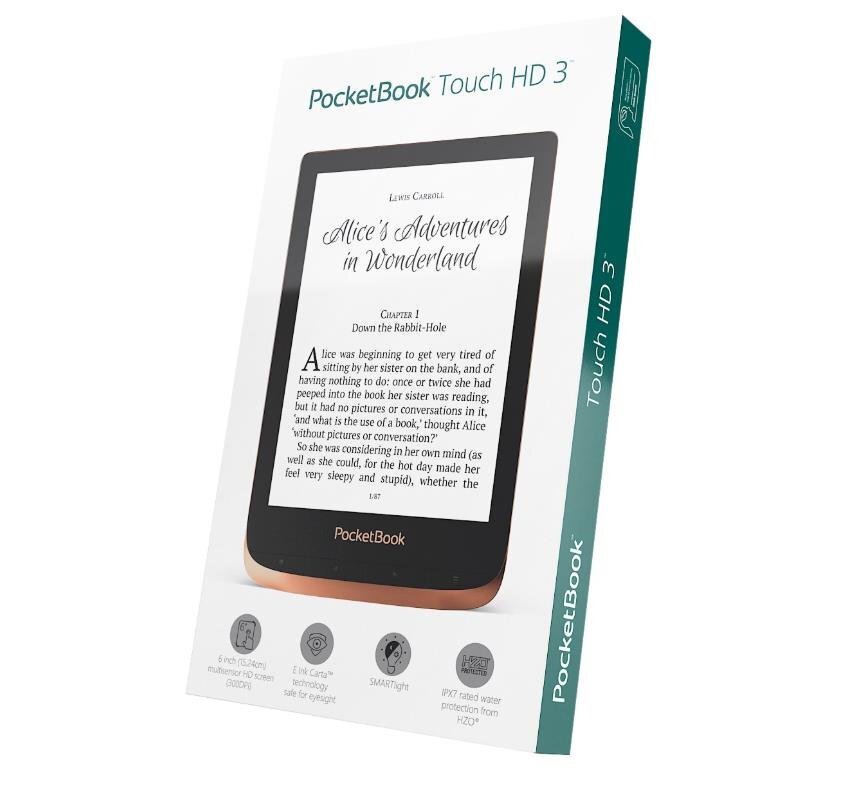 PocketBook Touch HD 3, 6", kuldne цена и информация | E-lugerid | kaup24.ee