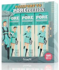 Meigialuskreemide reisikomplekt Benefit Porefessional 3 x 22 ml цена и информация | Пудры, базы под макияж | kaup24.ee