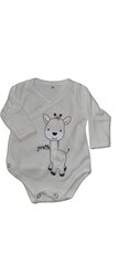 Комплект для малышей Giraffe из 4 частей кремового цвета цена и информация | Комплекты одежды для новорожденных | kaup24.ee