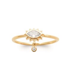 Kullaga kaetud sõrmus Mon tresor hind ja info | Sõrmused | kaup24.ee