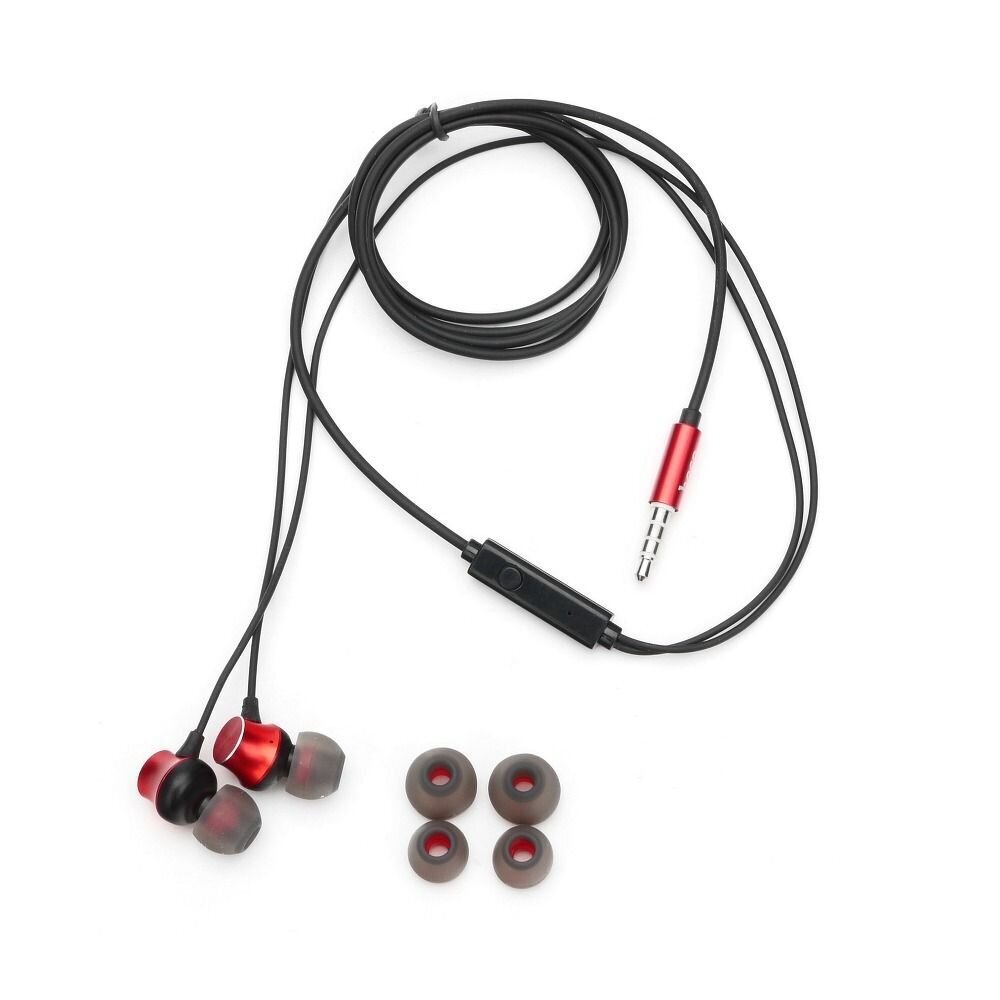 Handsfree Hoco M51 Proper 3,5 mm, punane hind ja info | Kõrvaklapid | kaup24.ee