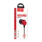 Handsfree Hoco M51 Proper 3,5 mm, punane hind ja info | Kõrvaklapid | kaup24.ee