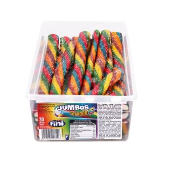 Puuviljase maitsega Jumbos Sour Tornado, 57 g x 30 tk hind ja info | Maiustused | kaup24.ee