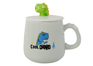 Керамическая чашка с динозавром, голубая цена и информация | Стаканы, фужеры, кувшины | kaup24.ee