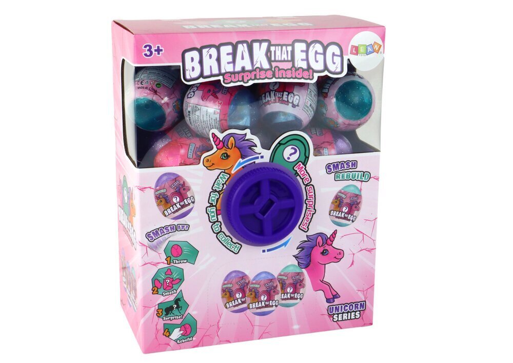 Ükssarviku munakomplekt Lean Toys hind ja info | Tüdrukute mänguasjad | kaup24.ee