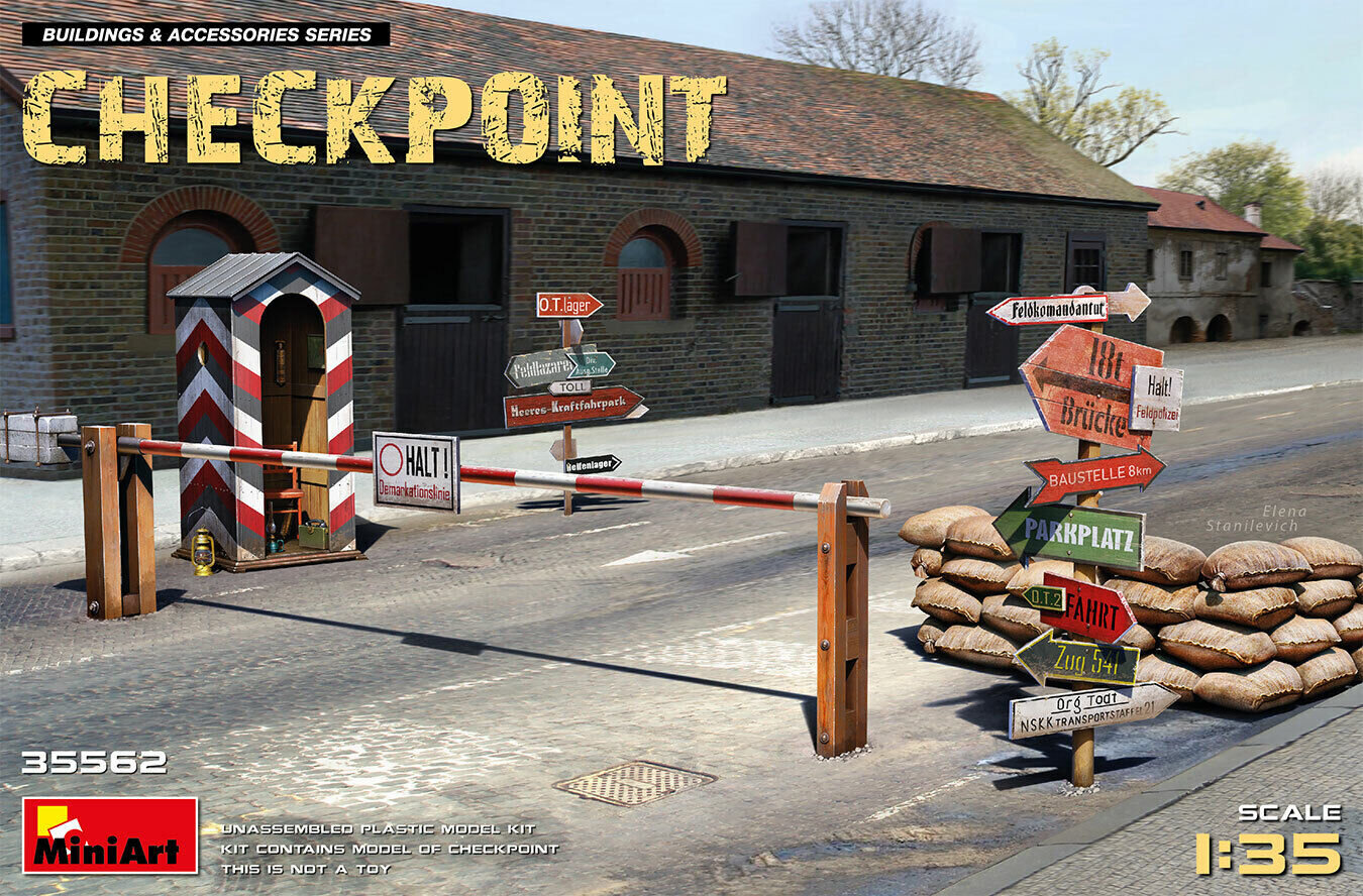 Liimitav mudel MiniArt 35562 CHECKPOINT 1/35 hind ja info | Liimitavad mudelid | kaup24.ee