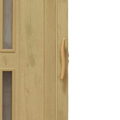 Складные двери - 005S, светло-коричневый цена и информация | Межкомнатные двери | kaup24.ee