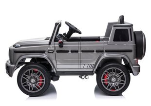 Mercedes G63 elektriauto lastele, hõbedane hind ja info | Laste elektriautod | kaup24.ee