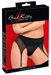 Трусики с местом для дилдо Bad Kitty, черные, XXL цена и информация | Сексуальное женское белье | kaup24.ee