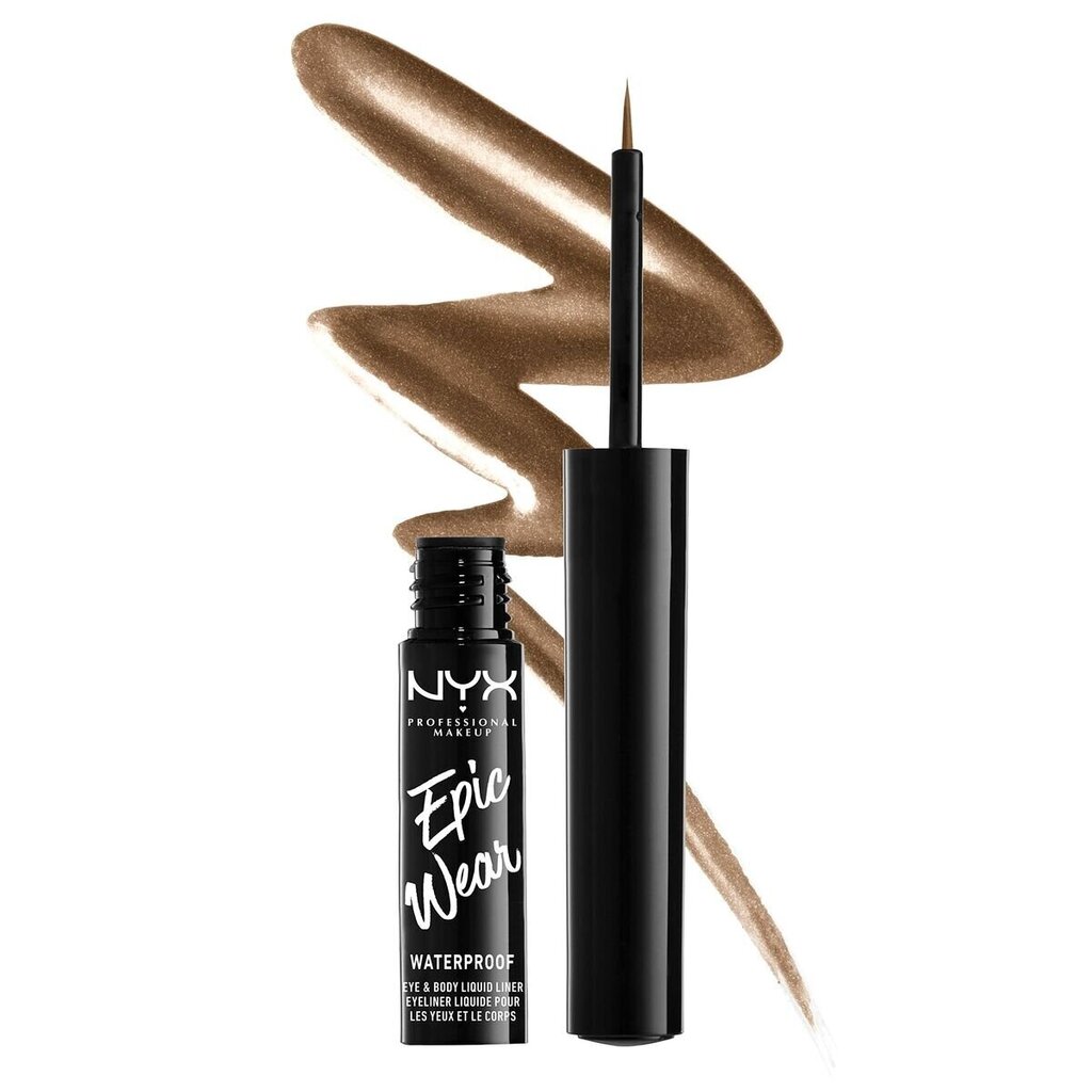 Silmalainer Eyeliner NYX Epic Wear brown me hind ja info | Ripsmetušid, lauvärvid, silmapliiatsid, seerumid | kaup24.ee