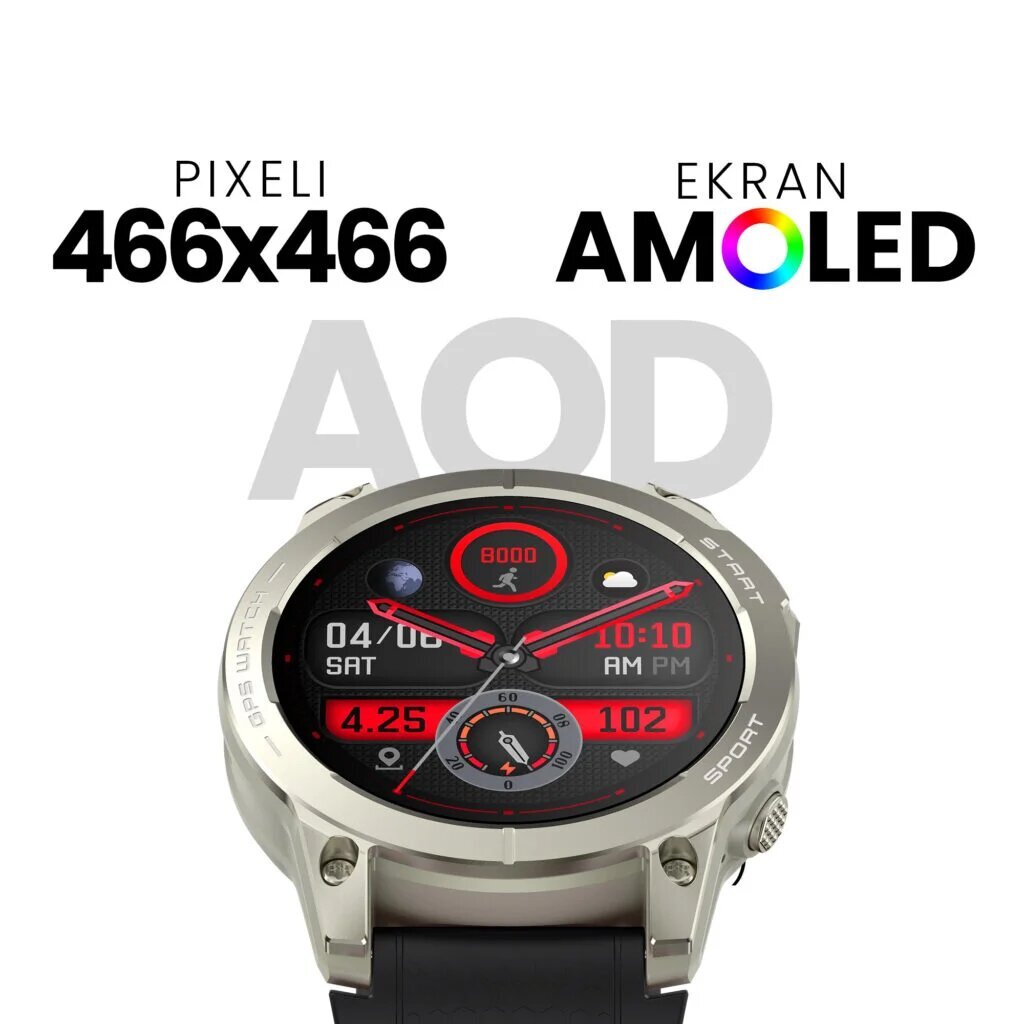 Manta Activ X Black hind ja info | Nutikellad (smartwatch) | kaup24.ee