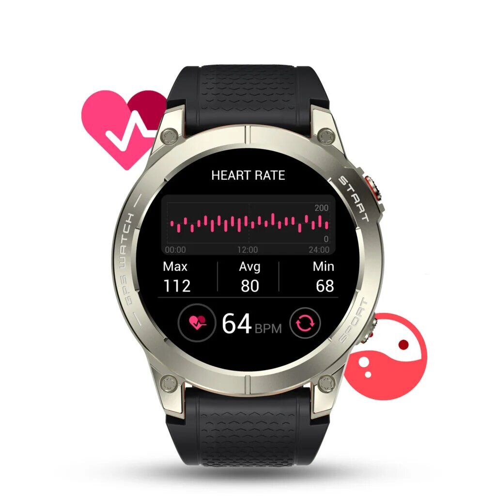 Manta Activ X Black hind ja info | Nutikellad (smartwatch) | kaup24.ee