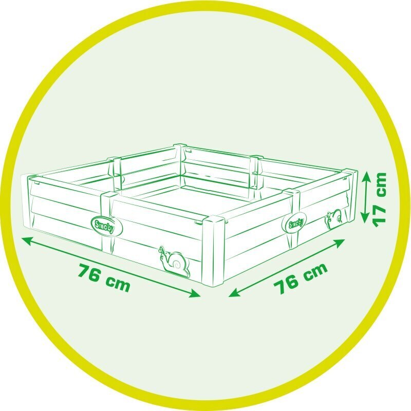 Kandiline liivakast Smoby цена и информация | Liivakastid, liiv ja mänguasjad | kaup24.ee