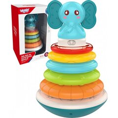 Интерактивная пирамидка WOOPIE Слоненок цена и информация | Игрушки для малышей | kaup24.ee