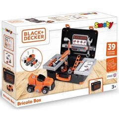 Кейс для инструментов Smoby Black & Decker цена и информация | Развивающий мелкую моторику - кинетический песок KeyCraft NV215 (80 г) детям от 3+ лет, бежевый | kaup24.ee