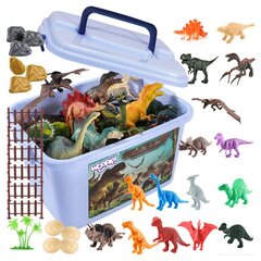 Woopie dinosauruse figuuride komplekt, 40 tk цена и информация | Игрушки для мальчиков | kaup24.ee