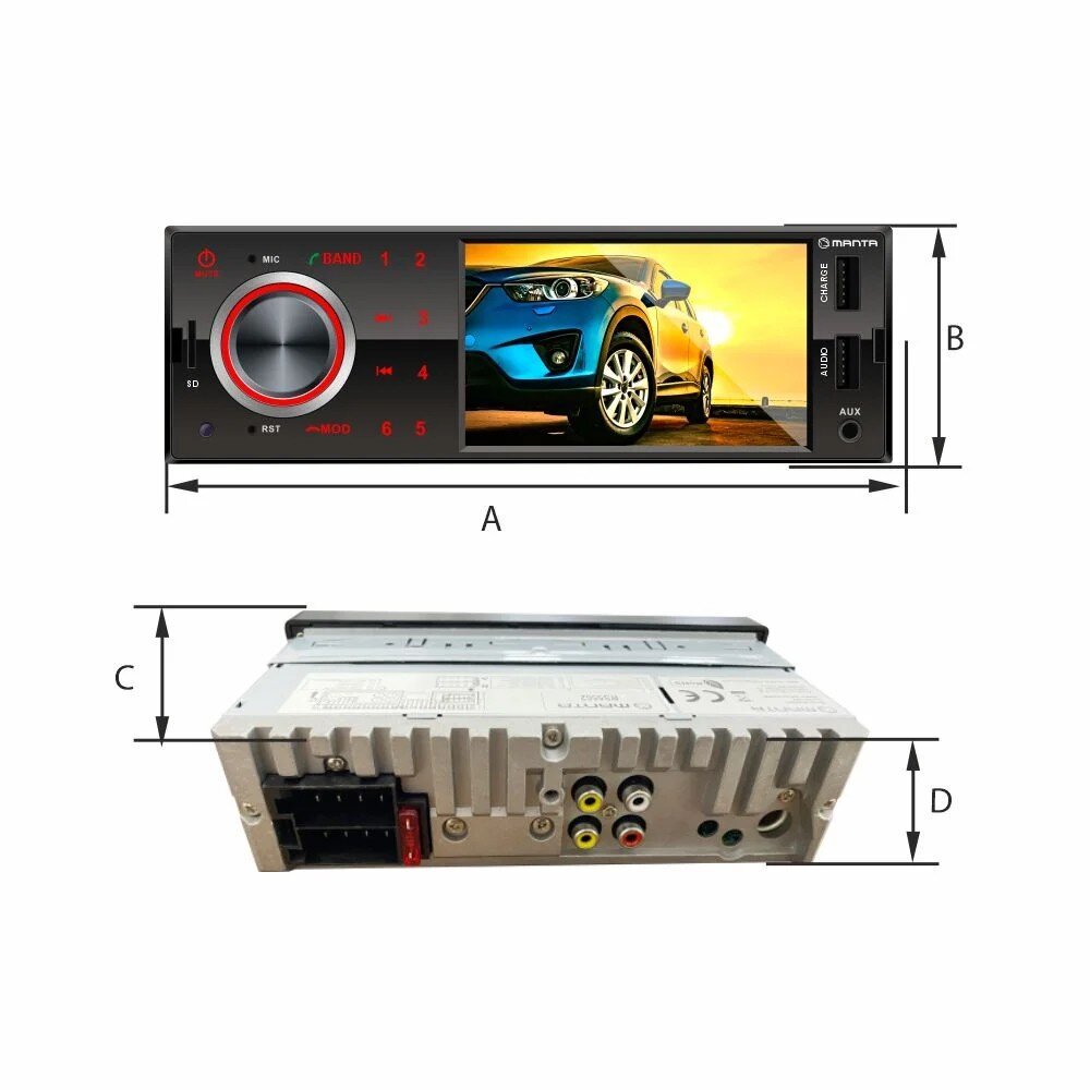 Manta RS5502 цена и информация | Autoraadiod, multimeedia | kaup24.ee