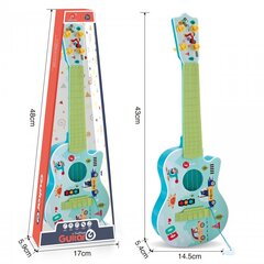 Woopie akustiline kitarr lastele, roheline, 43 cm цена и информация | Развивающие игрушки | kaup24.ee