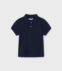 Рубашка-поло для детей, тёмно-синяя цена и информация | Рубашки для девочек | kaup24.ee