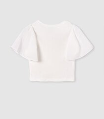 Детская футболка  Mayoral, белый цена и информация | Рубашки для девочек | kaup24.ee