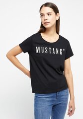 Женская футболка Mustang, черный цена и информация | Женские футболки | kaup24.ee