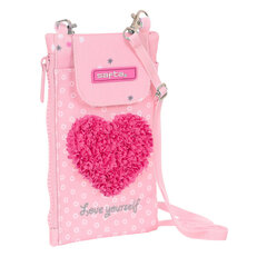 кошелек Safta Love Yourself Чехол для мобильного телефона Розовый цена и информация | Аксессуары для детей | kaup24.ee