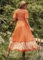 Boho stiilis kleit naistele Ziyyoohy, oranž hind ja info | Kleidid | kaup24.ee