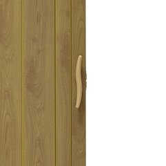 Складные двери - 001P PALE OAK MAT G , 80 см цена и информация | Межкомнатные двери | kaup24.ee