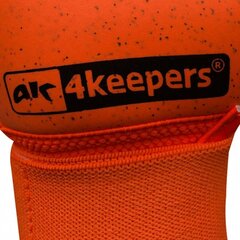 Väravavahikindad 4keepers Force V-2.20 RF S703612, 10.5, oranž цена и информация | Перчатки вратаря | kaup24.ee